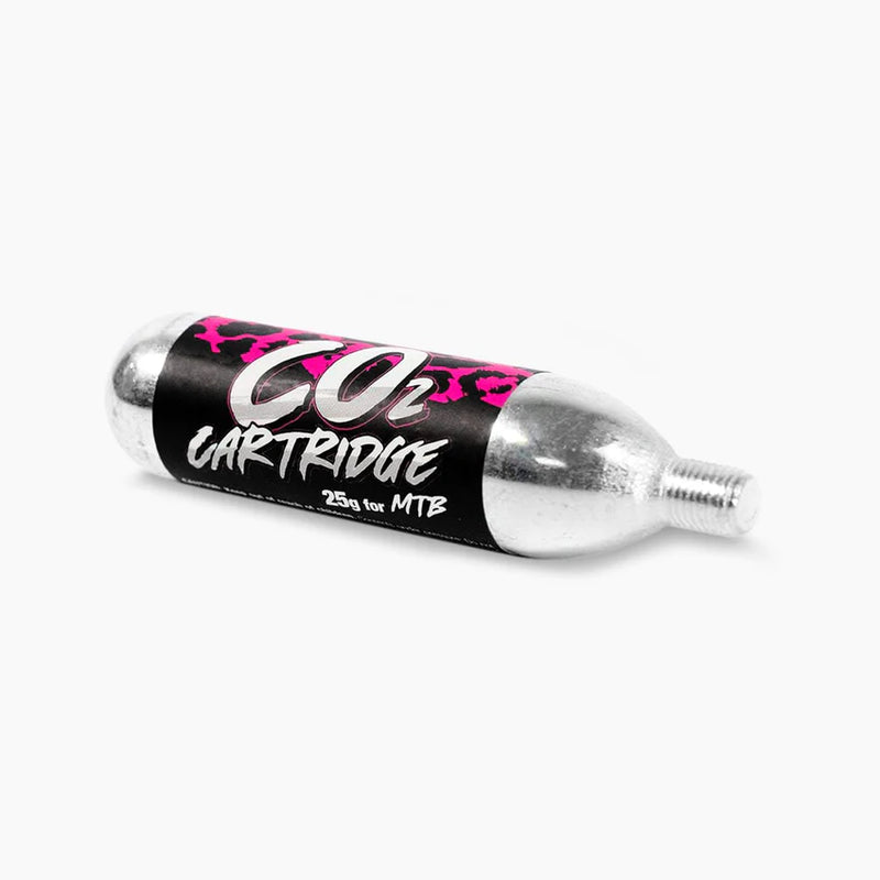 Muc-Off Cartucho de CO₂ de 16 g - Recarga de inflador de carretera