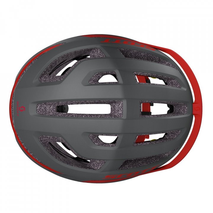 Casco Scott ARX Dark Grey/Red