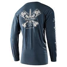 Pistonbone LS Tee Azul